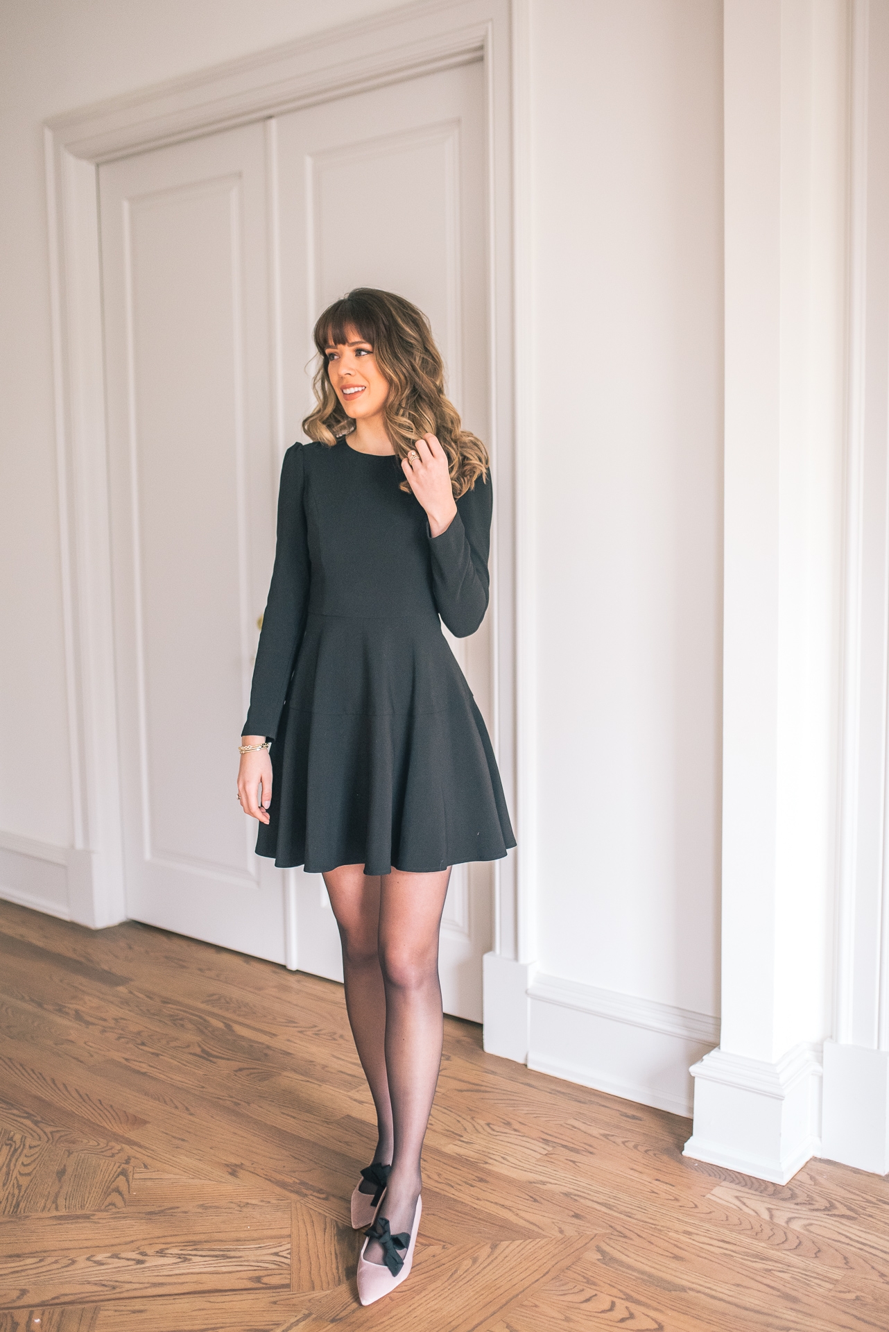 Long sleeve rehearsal dinner on sale dress